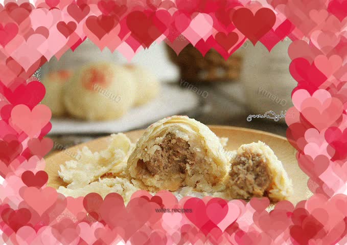 Fresh meat mooncakes