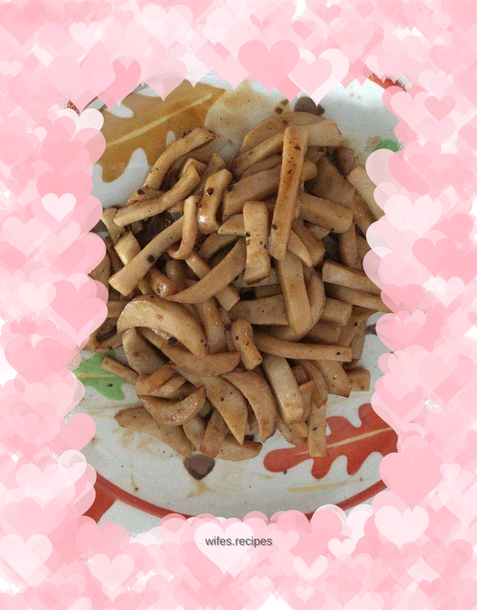 Black Pepper King Oyster Mushroom