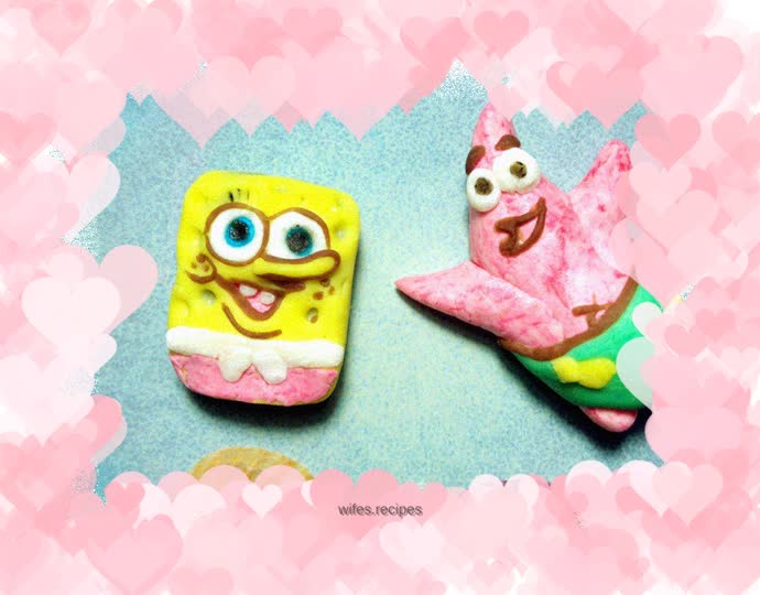 SpongeBob SquarePants and Patrick Star Cartoon Rice Balls