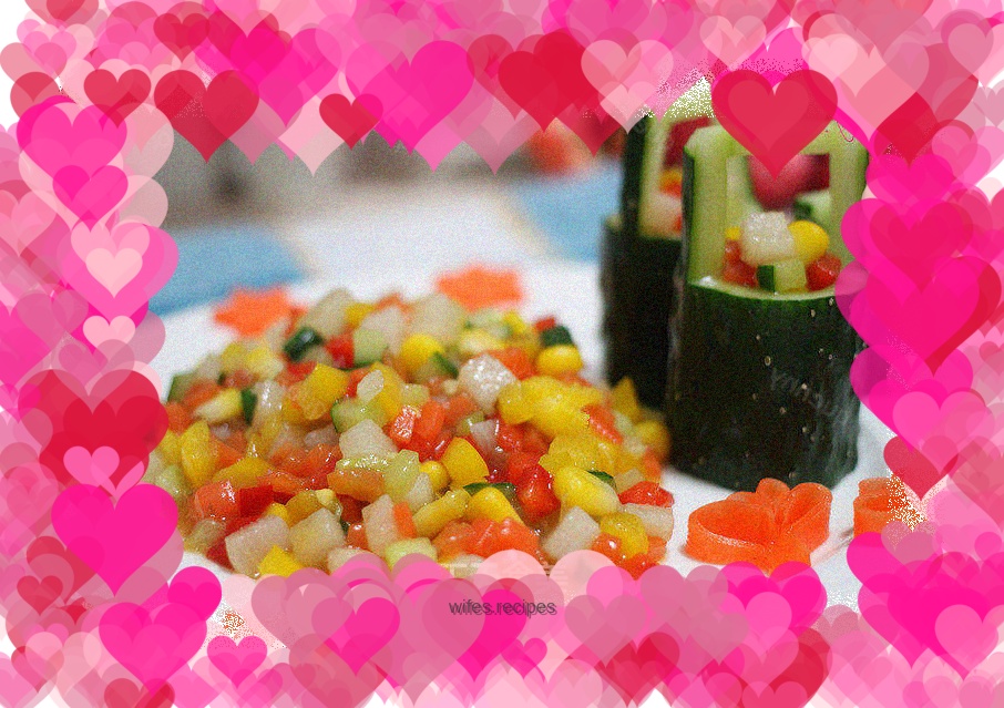 【Stir-fried Colorful Vegetables】