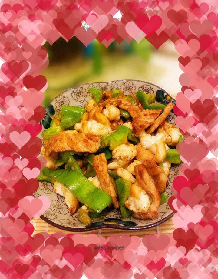 Stir-fried cauliflower