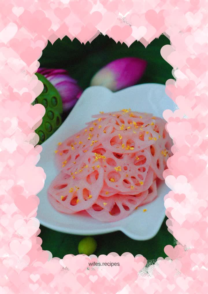 Osmanthus rouge lotus root