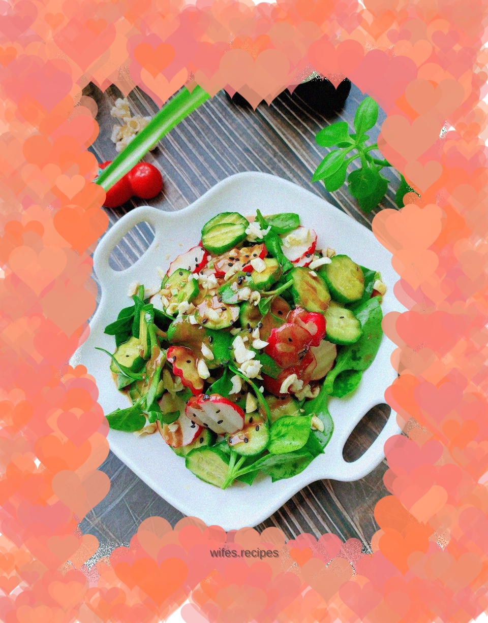 Tahini Cherry Radish Salad