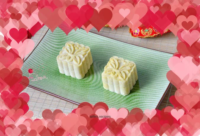 Mooncake filling: white bean paste filling