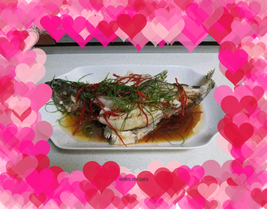 Steamed mandarin fish