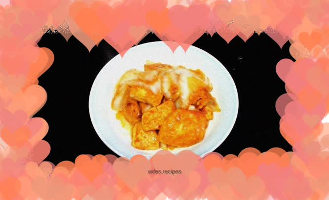 Stir-fried tofu with cabbage