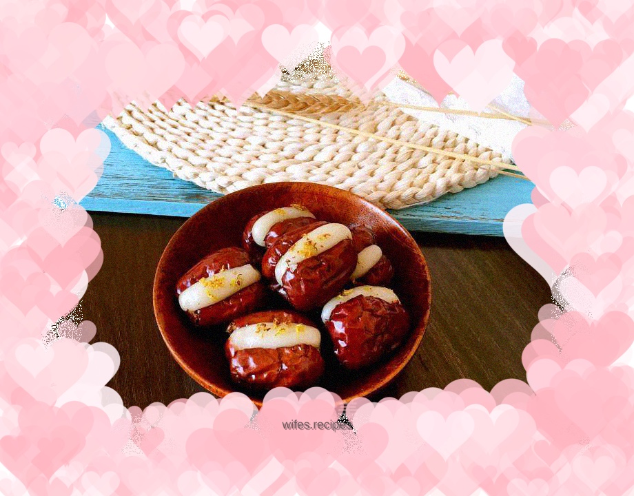 Red dates and glutinous rice filling