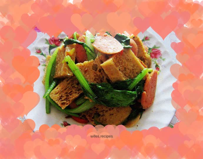 Cumin fried ham gluten