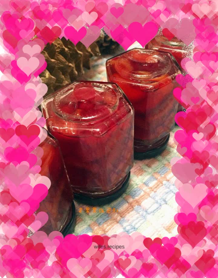 Homemade cherry syrup