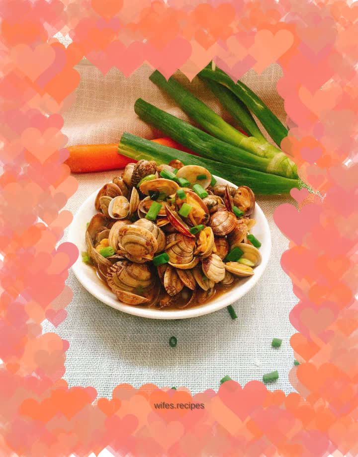 Stir-fried clams