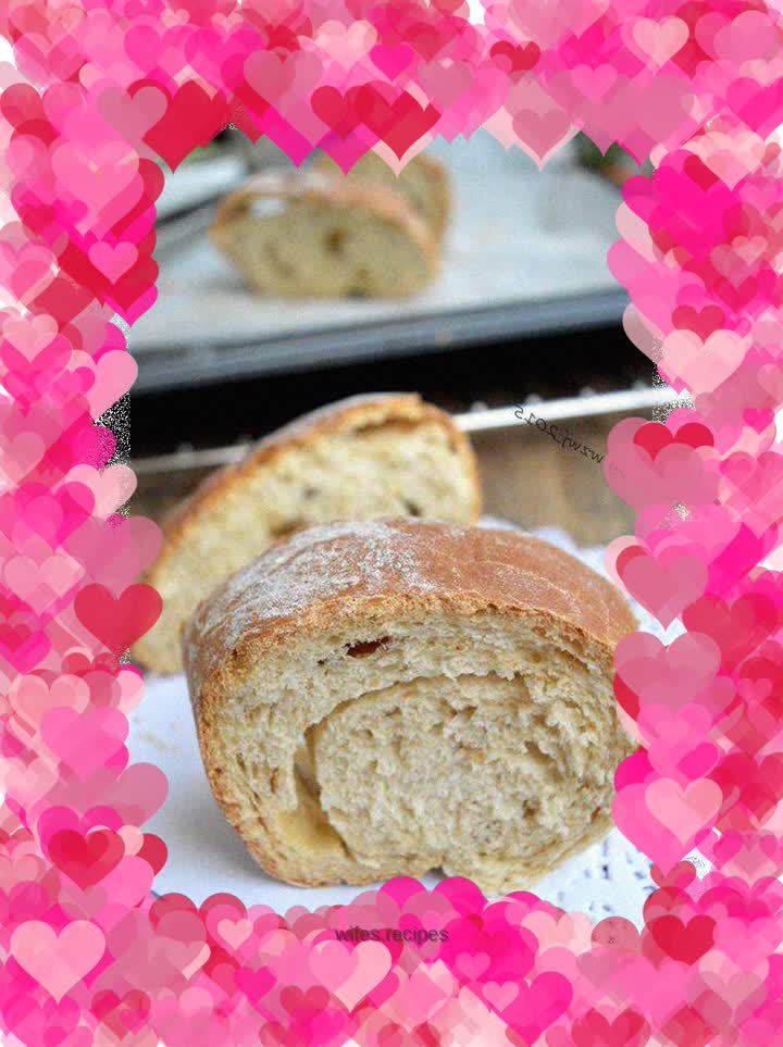 Whole wheat bread with raisins