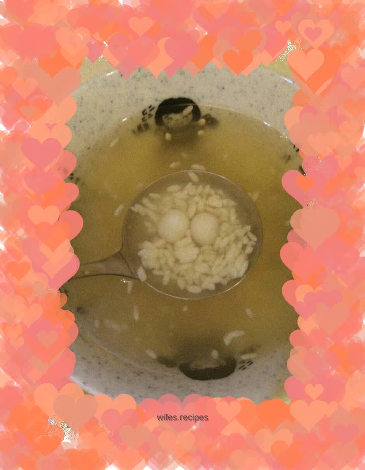 Rice dumplings made with fermented rice