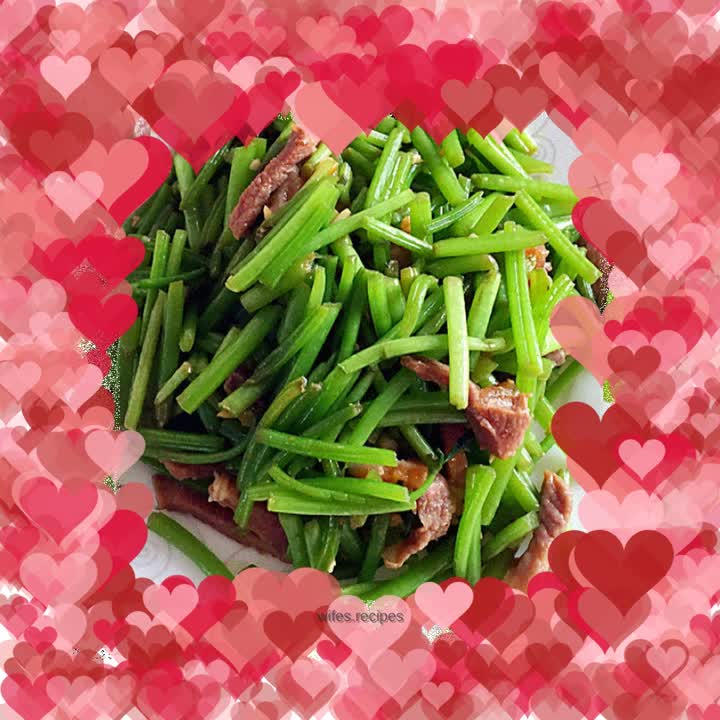 Garlic sweet potato stems