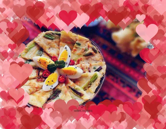 Korean Chives and Enoki Mushroom Pancakes