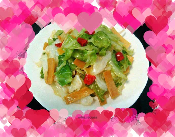 Stir-fried white bean curd