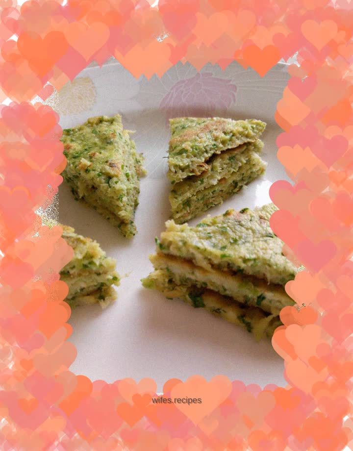 Baby food supplement egg and vegetable soft cake