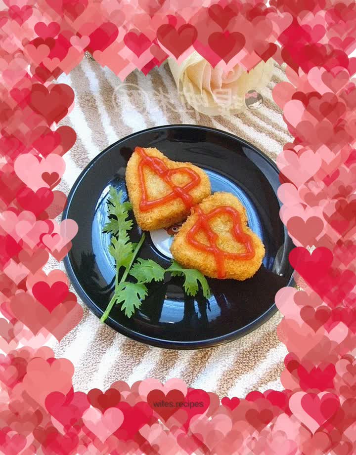 It’s Chinese Valentine’s Day again—Heart-shaped cod cakes