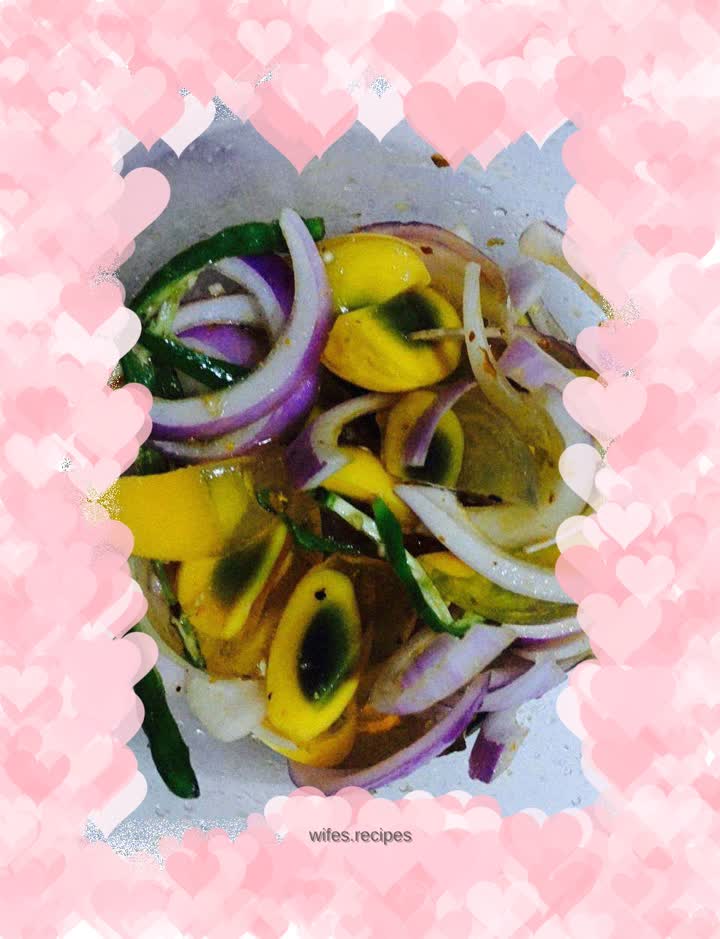 Cold onions turned into eggs