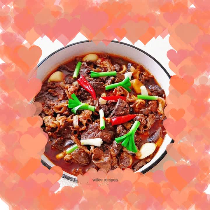 Beer stewed pork lungs