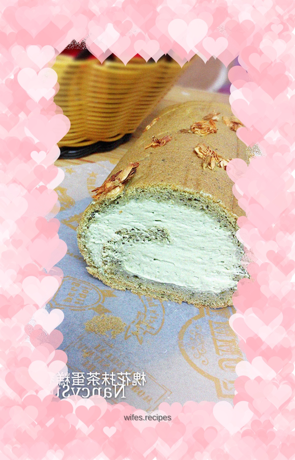 "Double Tea" Cake Roll——Sophora Matcha Cake Roll
