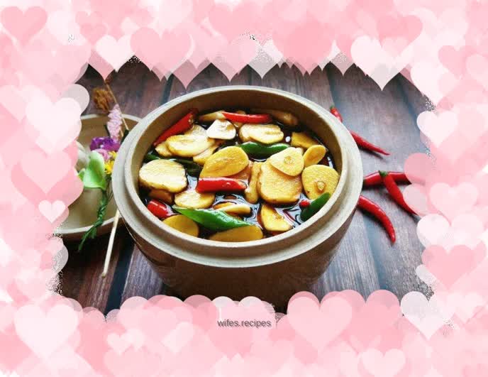 Pickled Jerusalem artichoke