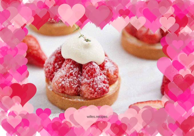 Zhang Xiaomo Strawberry Egg Tart