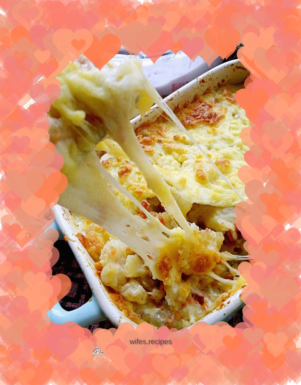 Cheesy mashed potatoes