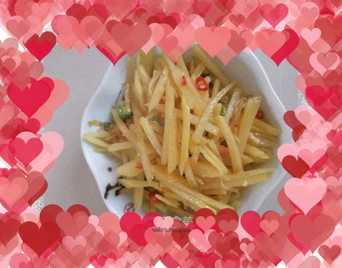 Hot and sour potato shreds