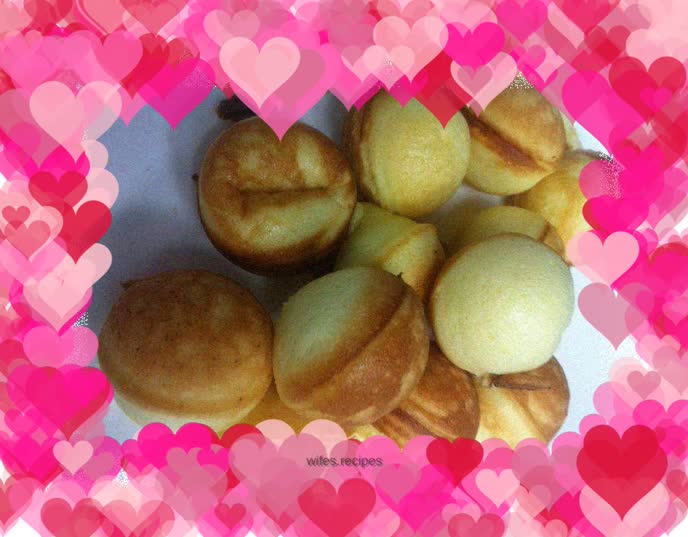 Little egg waffles, a happy snack for children