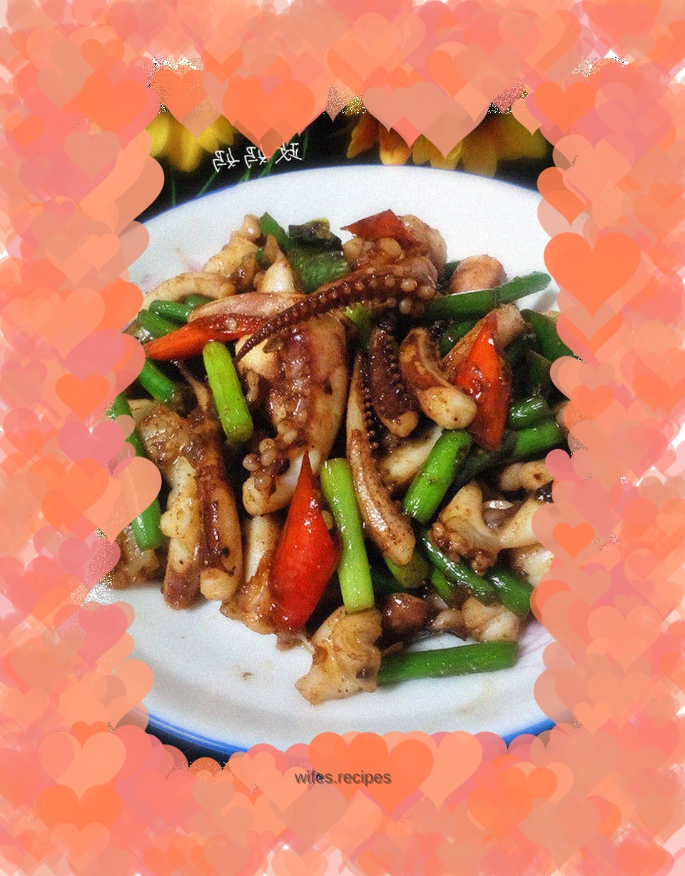 Cumin Spicy Stir-fried Squid Tendons