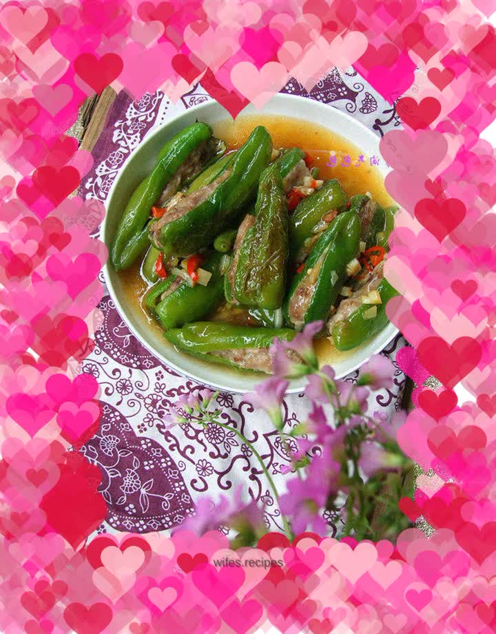 Hakka Food [Stuffed Green Peppers]