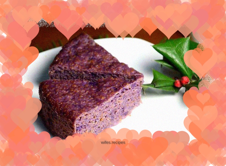Purple sweet potato cake