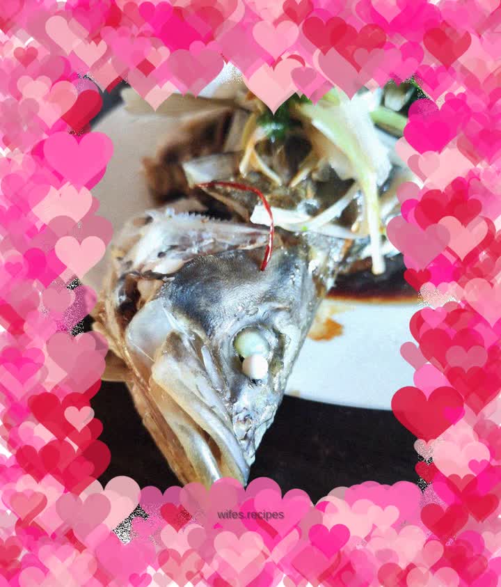 Steamed mandarin fish