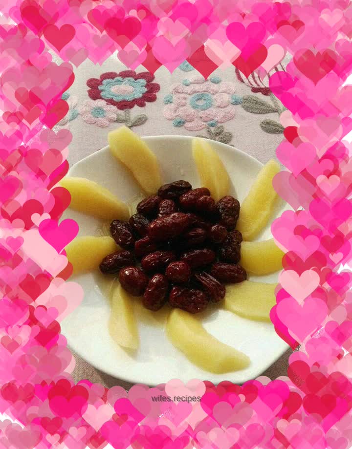 Apple Steamed Candied Dates