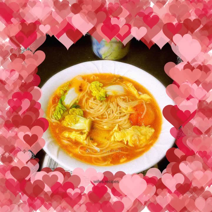 Tomato and egg noodles