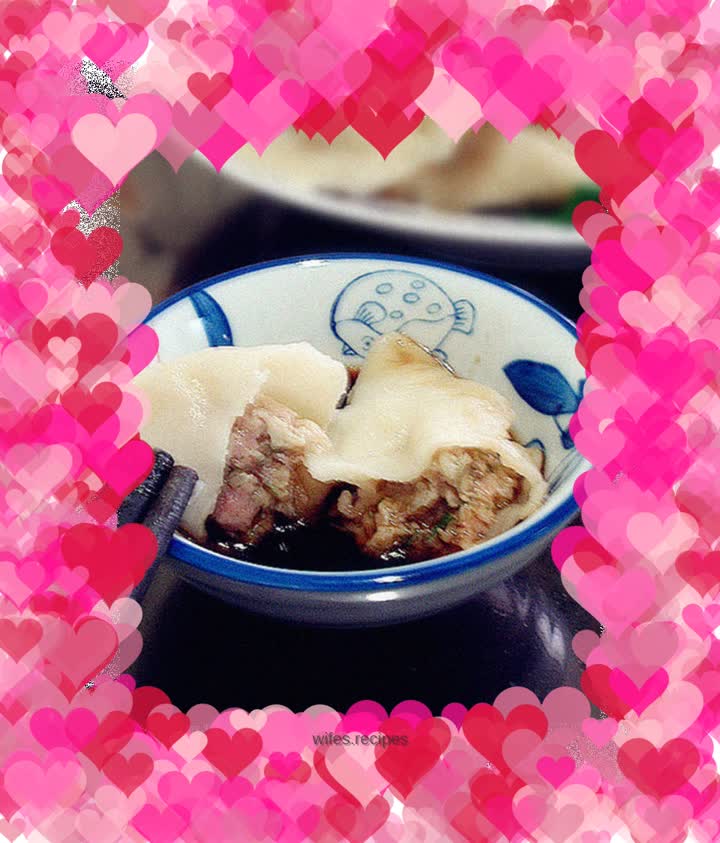 Dumplings stuffed with watermelon rind