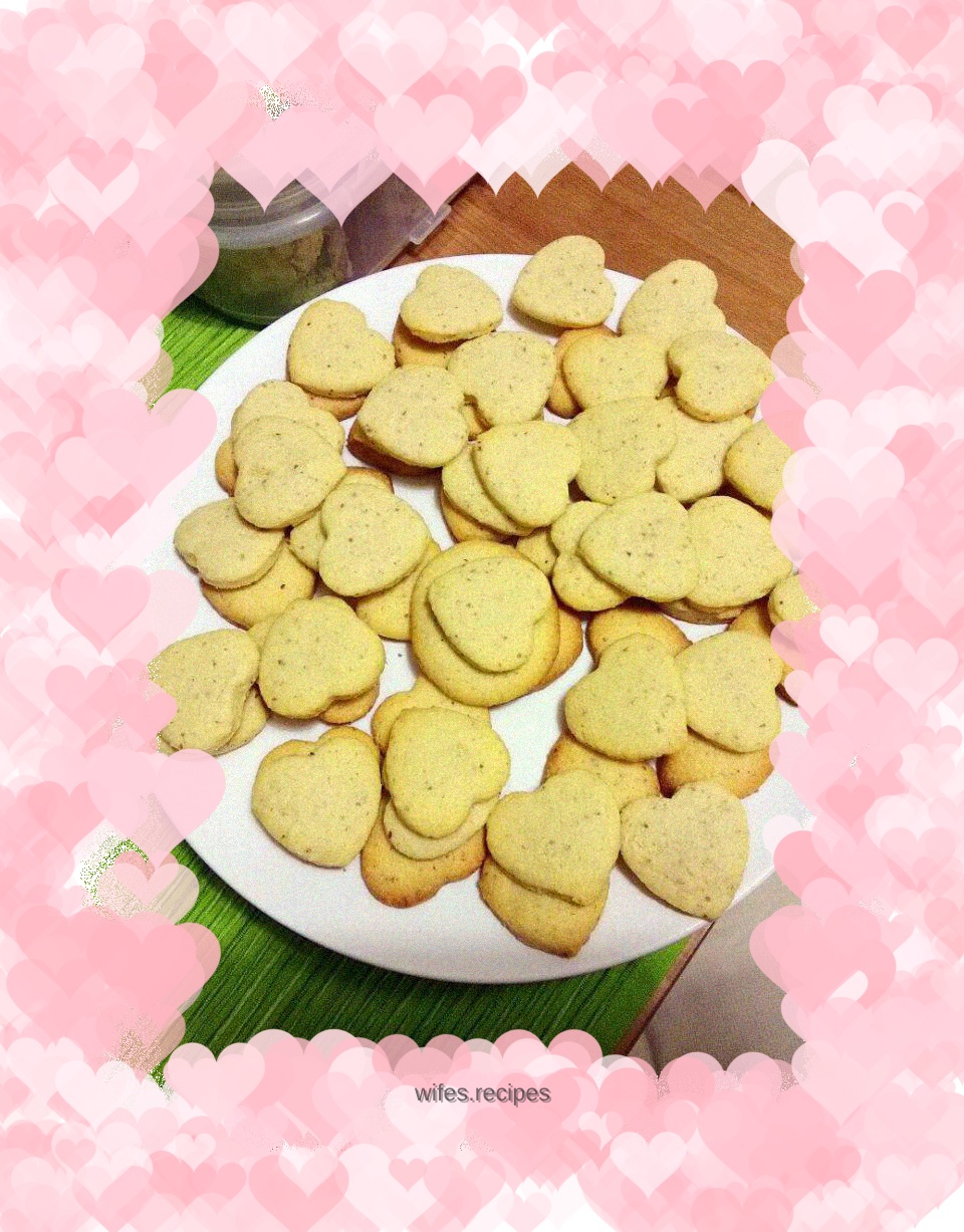 Almond alphabet cookies