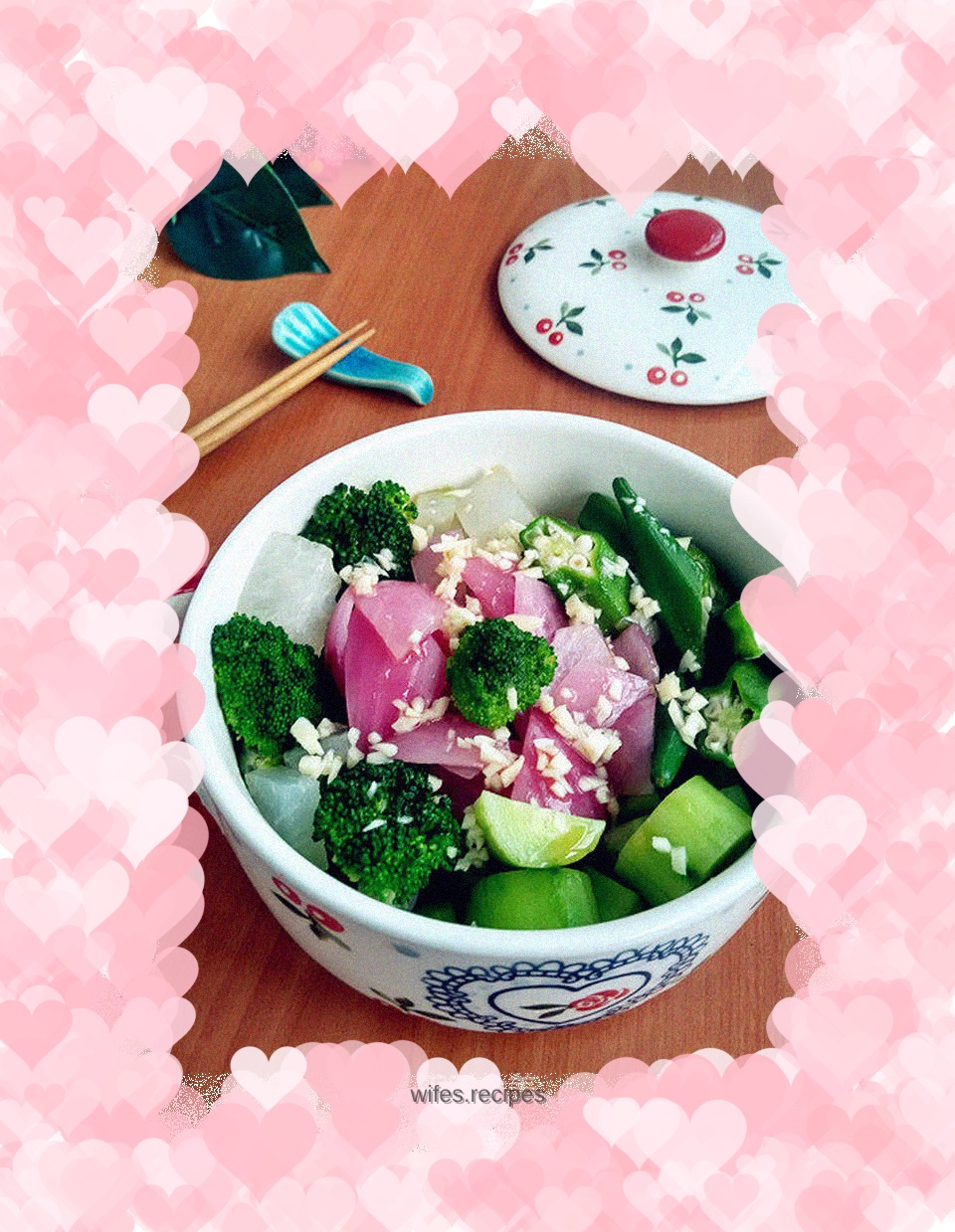 Hot and sour seasonal vegetables