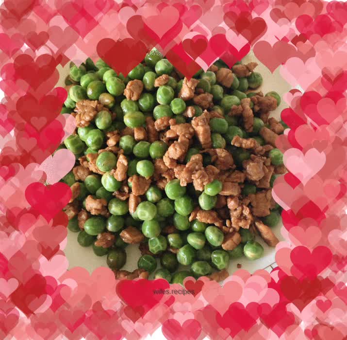 Stir-fried Pork with Peas