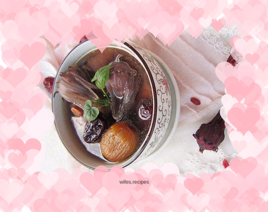 [Roselle Stewed Chicken] is a blood-enriching and beautifying product suitable for stay-at-home girls