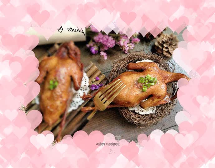 Roasted Squab Pigeon with Sauce