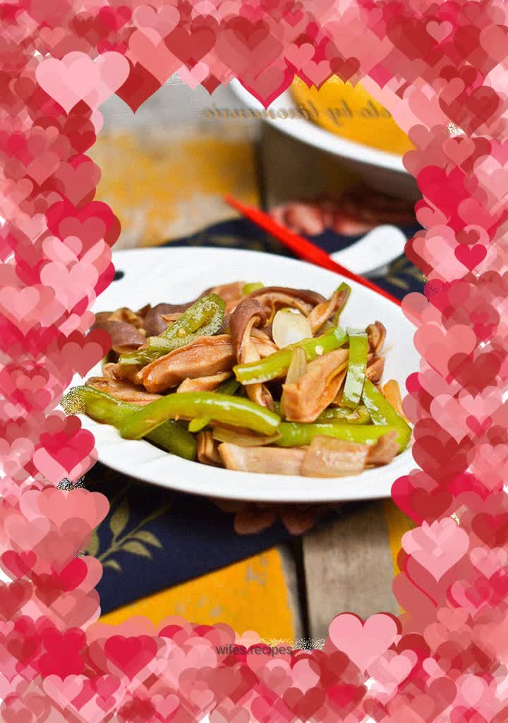 Green pepper belly strips