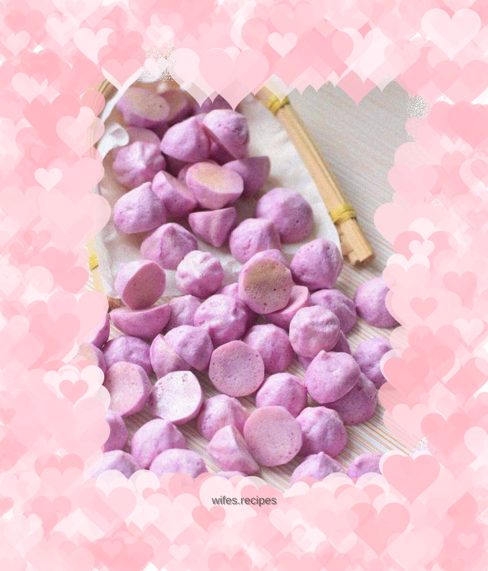 Purple sweet potato yogurt melted beans