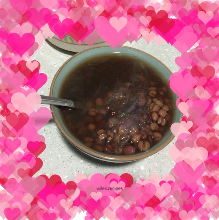 Red bean and barley stewed bird's nest