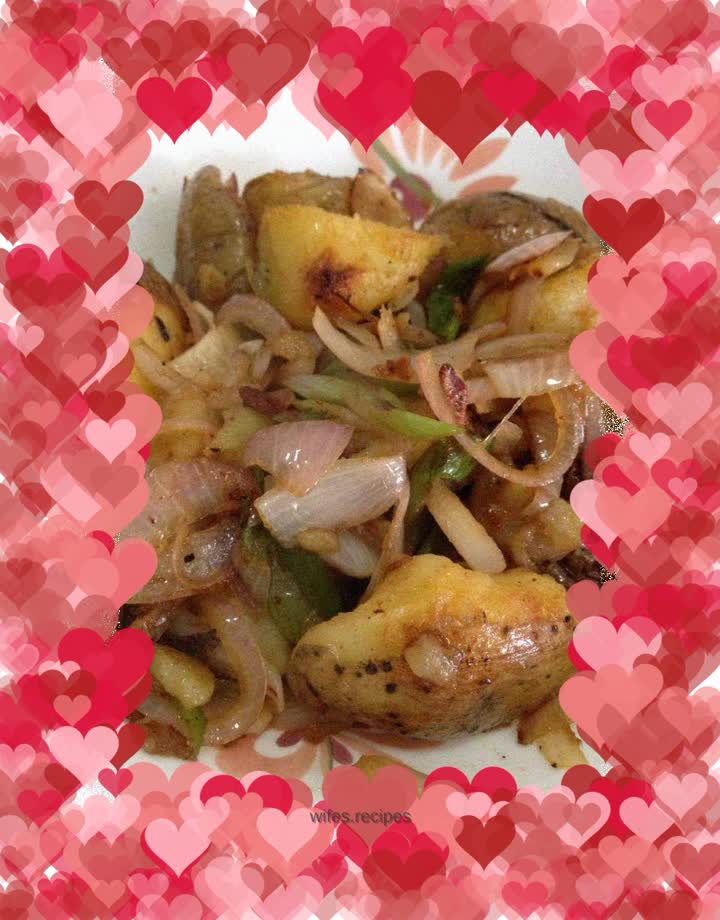 Crispy potato wedges