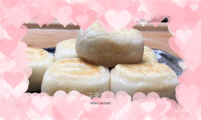 Cheese-popped rice cake, easy to make, just use a non-stick pan, soft and glutinous and super delicious