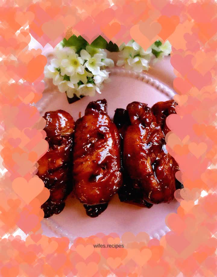 Chicken wings with secret sauce