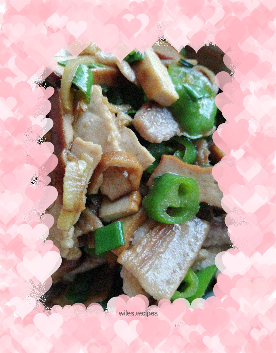 Stir-fried meat with fragrant dried meat