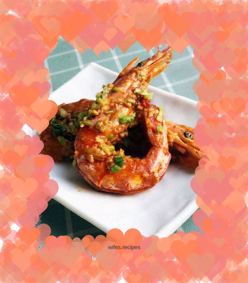 Dry-roasted Argentinian red shrimp