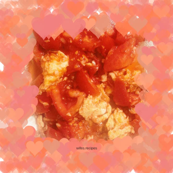 An appetizer to go with the meal, a different tomato scrambled egg